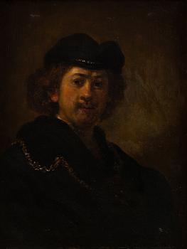 DORA WAHLROOS, PORTRÄTT AV REMBRANDT.