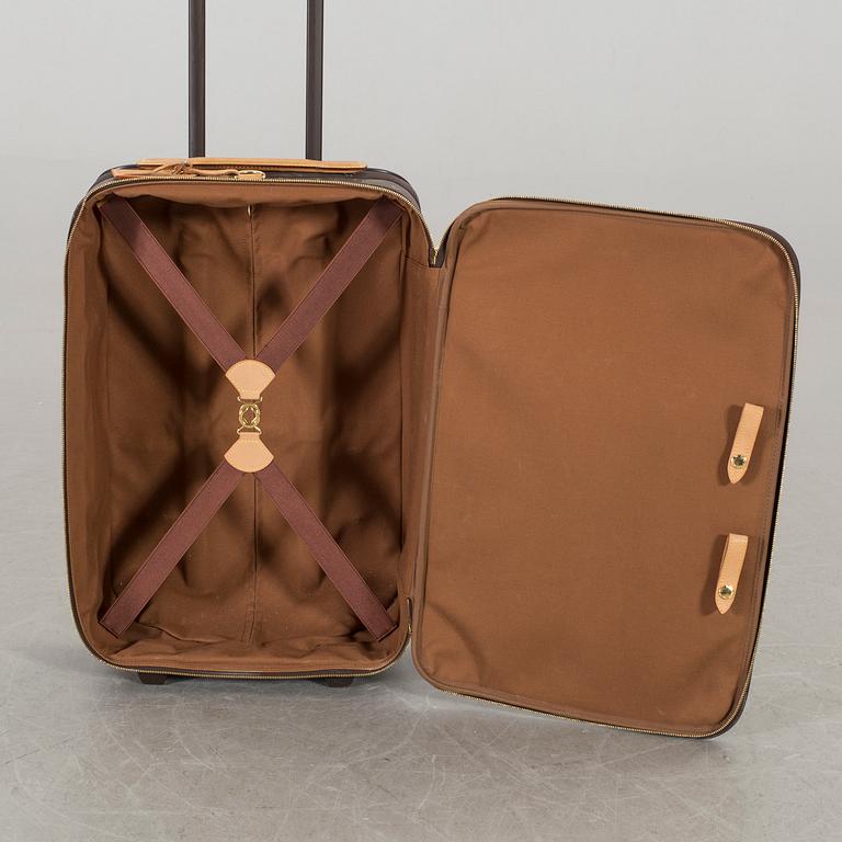 LOUIS VUITTON, cabin luggage, PEGASE 60, M23250, monogram canvas, ID holder marked UT.