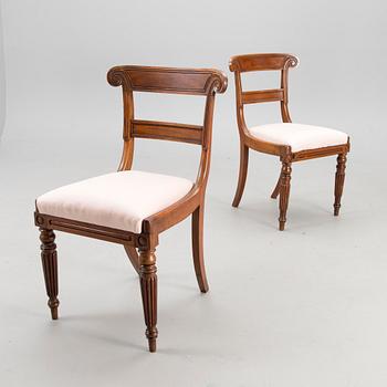 A set of four Regency Style chairs, mid-19th century.