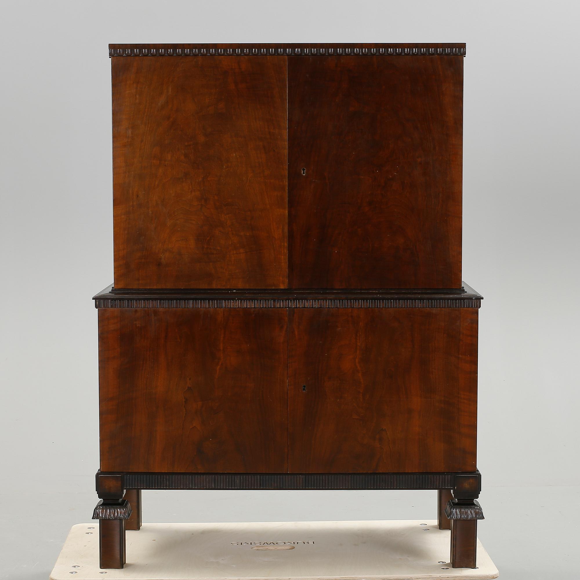 SKÅP, möjligen Mjölby Intarsia, Art Deco, 1936.