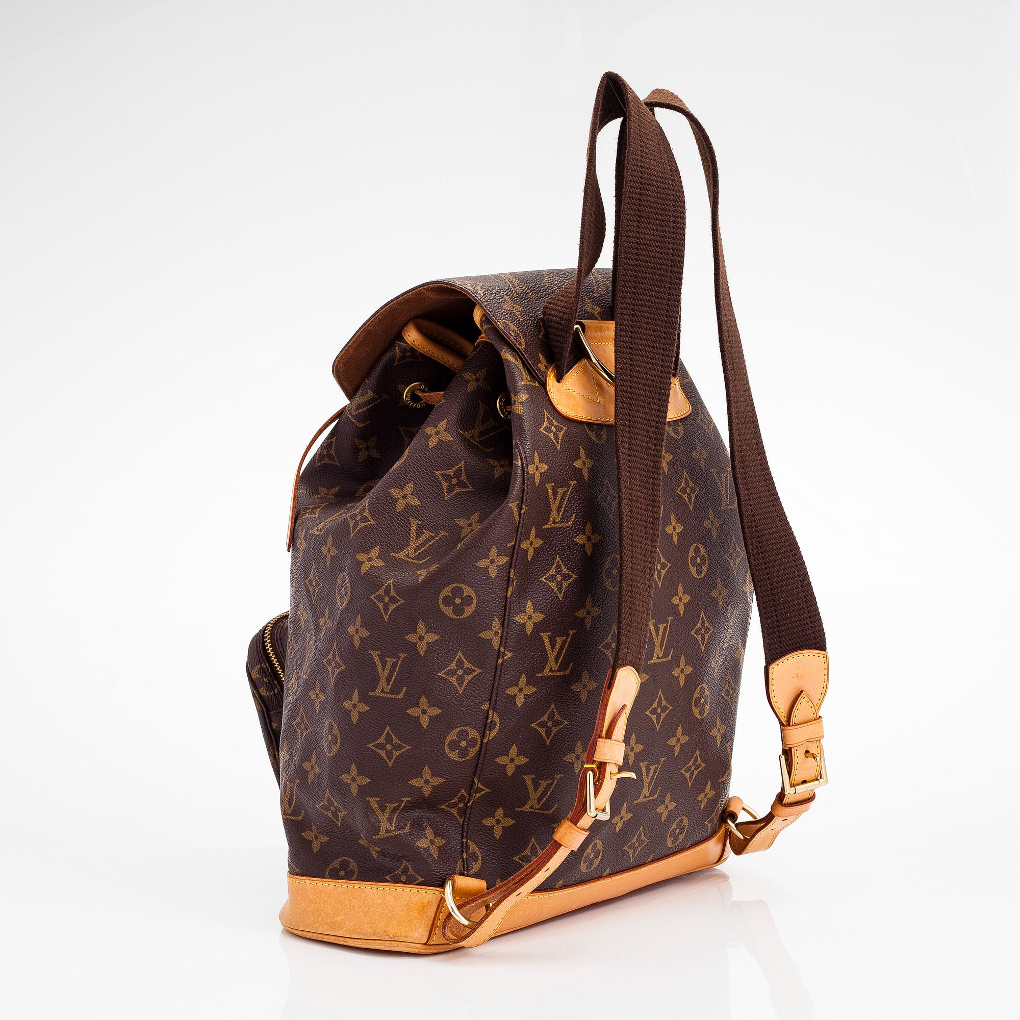Louis Vuitton, a Monogram Canvas 'Montsouris' backpack.