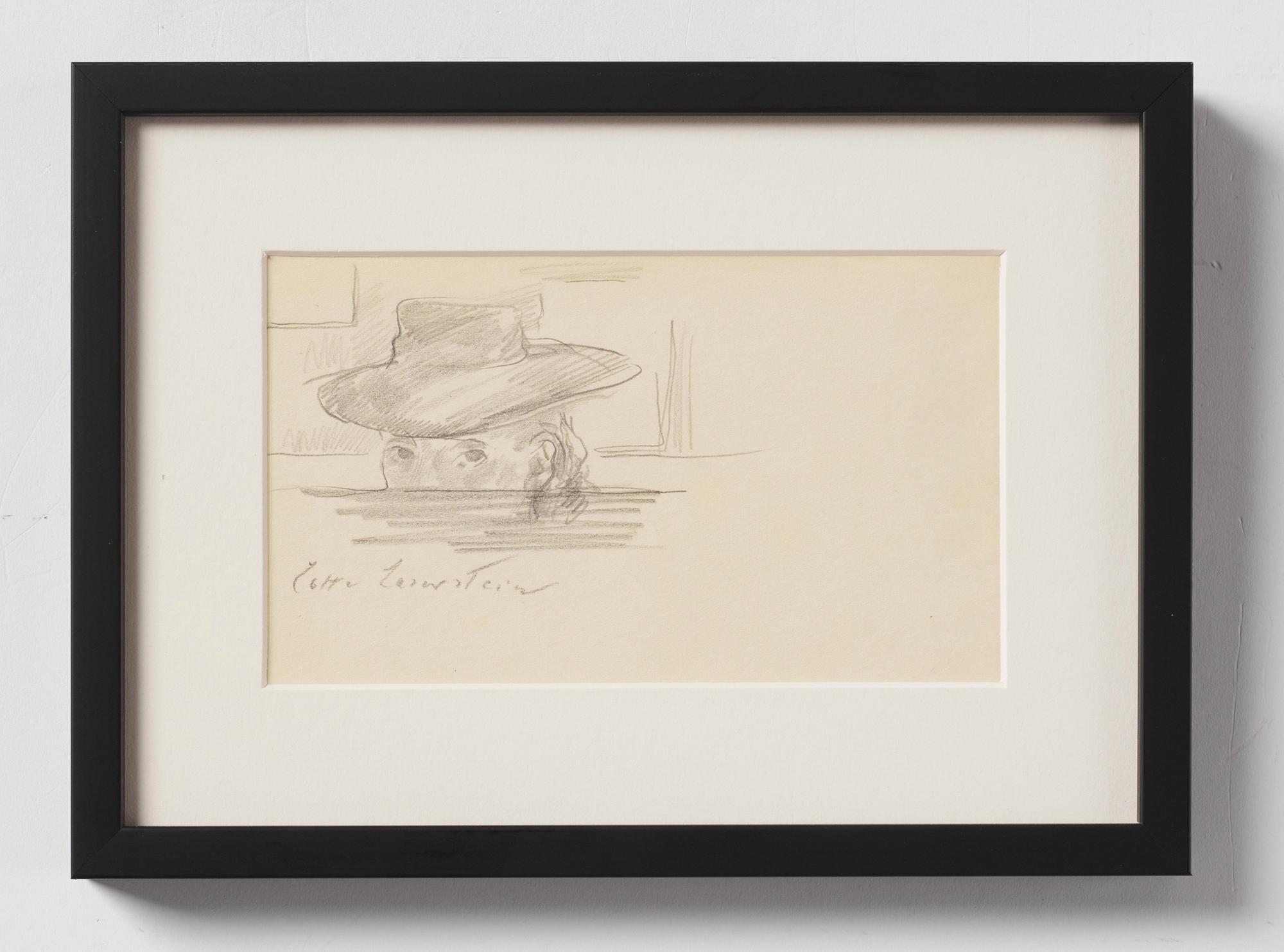 Lotte Laserstein, Self Portrait with Hat.