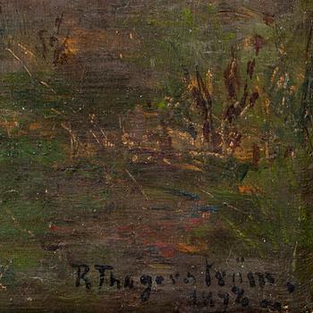 ROBERT THEGERSTRÖM, olja på duk, sign o dat 1898.