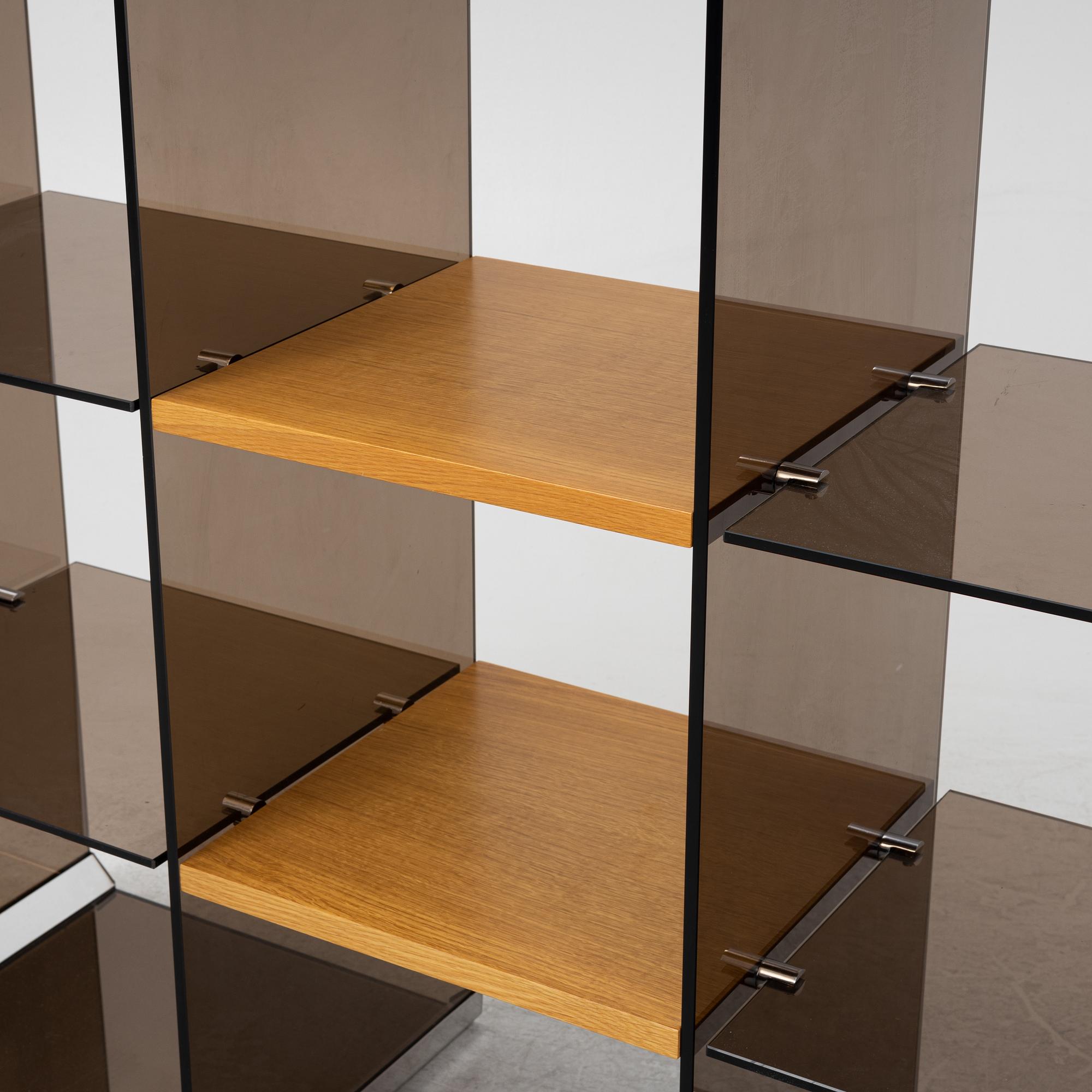 Gallotti & Radice, a glass bookcase, Italy, 1970's.