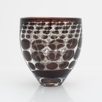 Ingeborg Lundin, vas, ariel, Orrefors 1966.