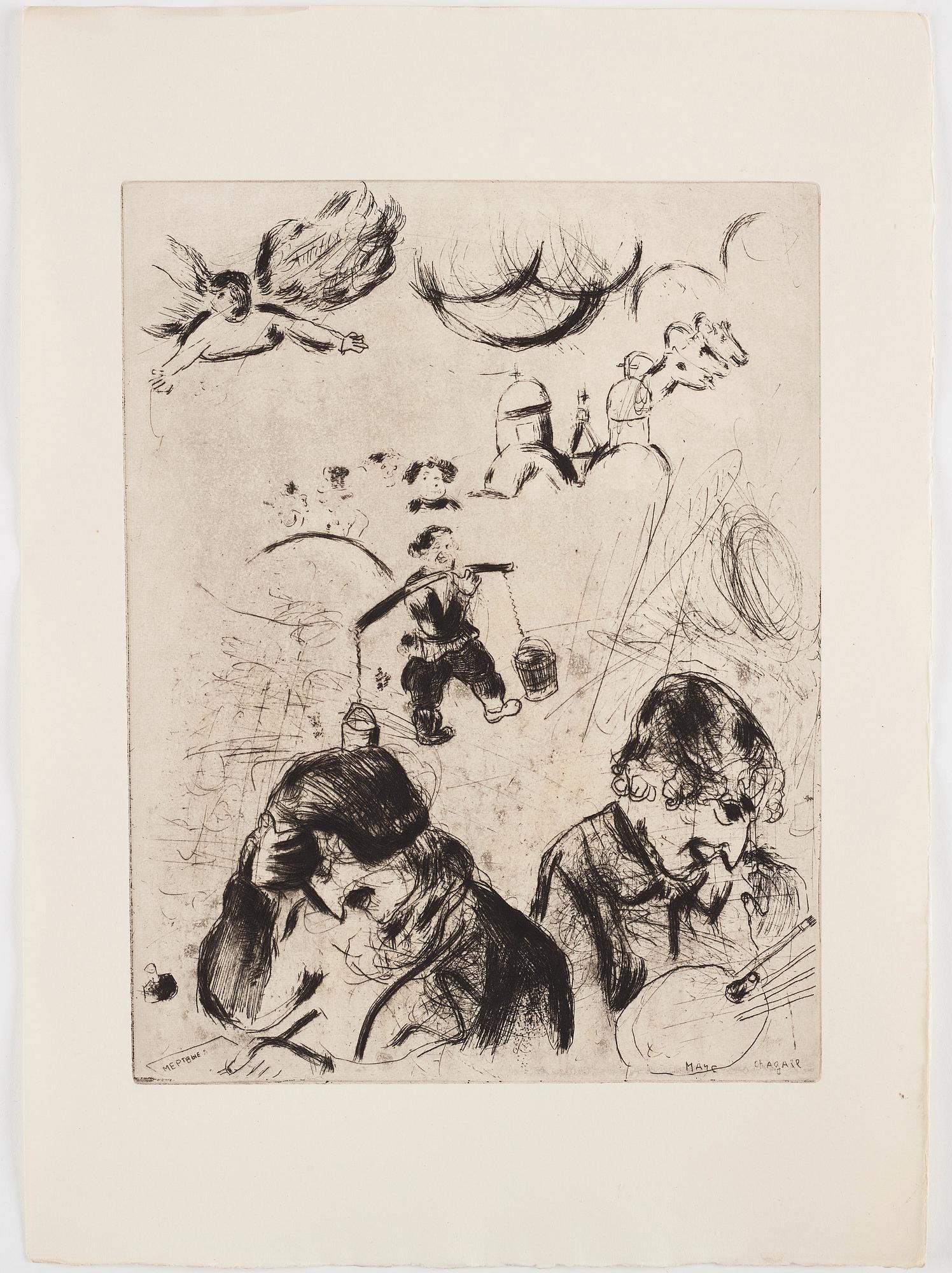 MARC CHAGALL, 71 st etsningar ur upplagan om 285 exemplar på Arches/MBM/J. Perrigot-papper, 1923-1948.