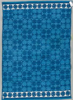 MATTA, dubbelvävd, monogramsignerad ID, (Ingrid Dessau). Ca 200 x 130.
