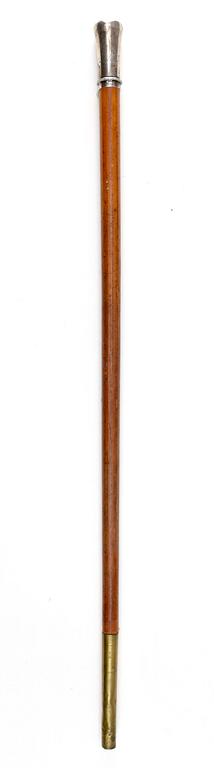 KÄPP, bl a silver och trä, Peter Ohlijn, Åldermansstämpel Friedrich Silber. Karlskrona 1795.