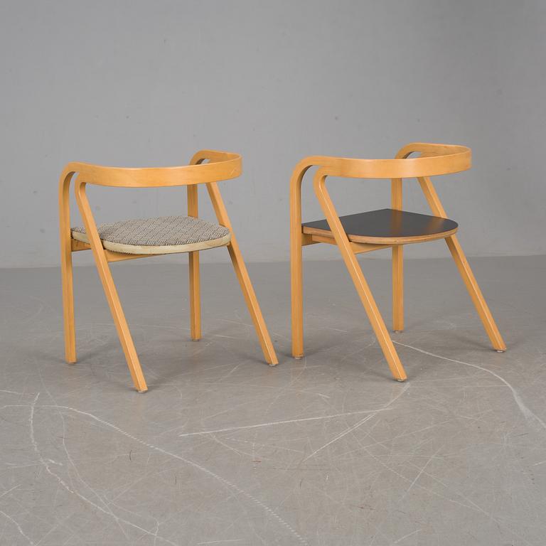 KARMSTOLAR, 2 st, "KS 130", Ruud Ekstrand, 1900-talets andra hälft.