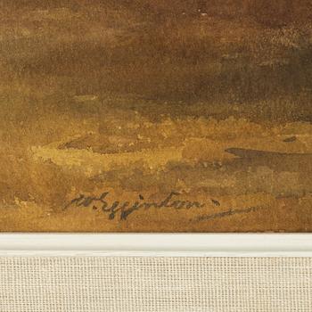 Frank Egginton, watercolour, signed.