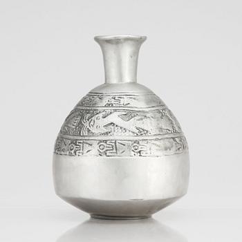 Estrid Ericson, a pewter vase, Svenskt Tenn, Stockholm 1984.