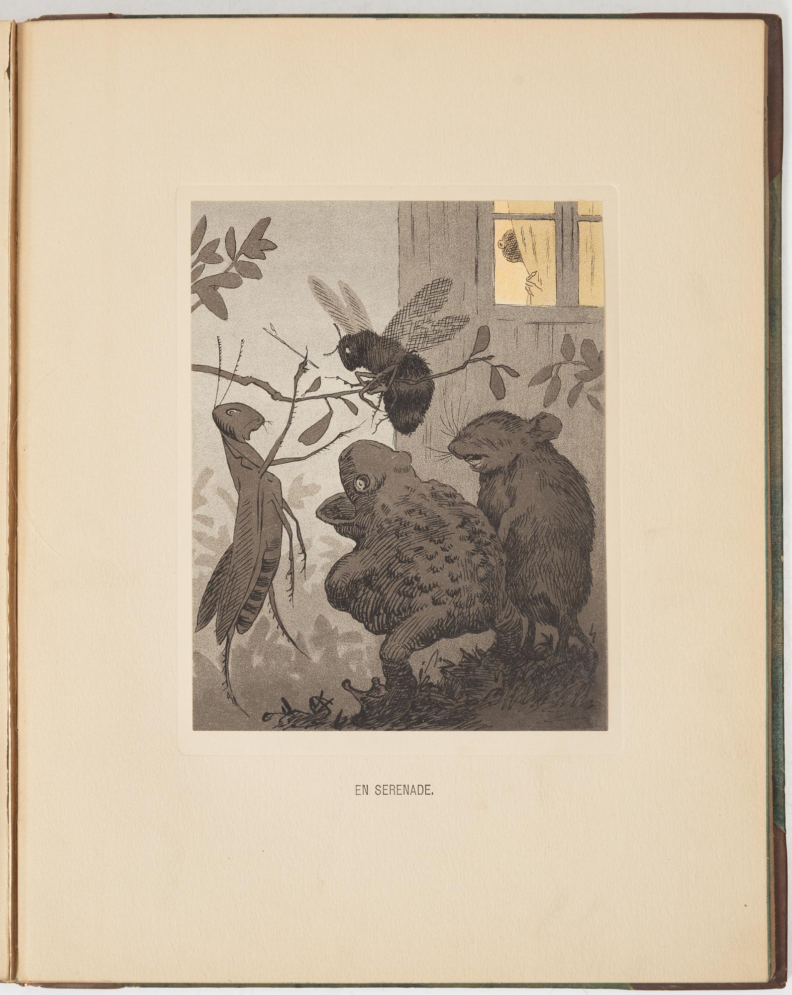 Theodor Kittelsen, book, 'Har dyrene sjæl', 1893. - With 20 colour plates.