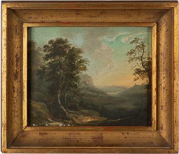 Unknown artist, early 19th century, Expansive landscape.