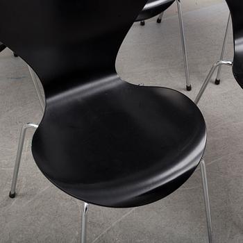 ARNE JACOBSEN, stolar, 6 st, "Sjuan", Fritz Hansen,