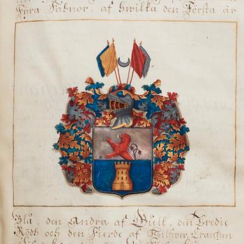 LETTER OF PEERAGE for the noble family von Löwenheim, nr 1408.