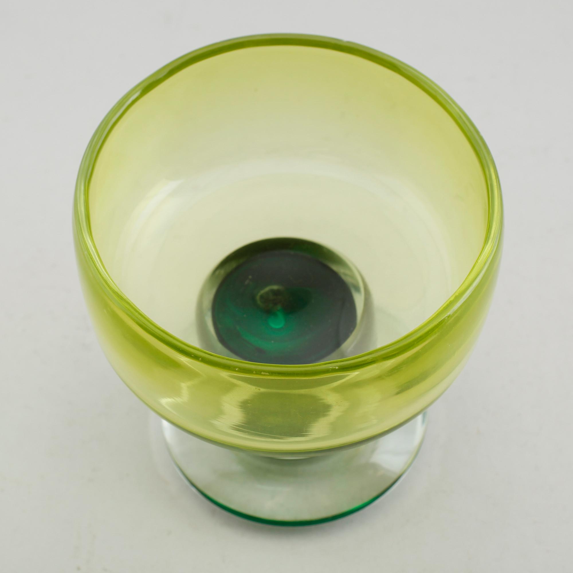SKÅL PÅ FOT, glas, "Chribska", Erik Höglund, -92.