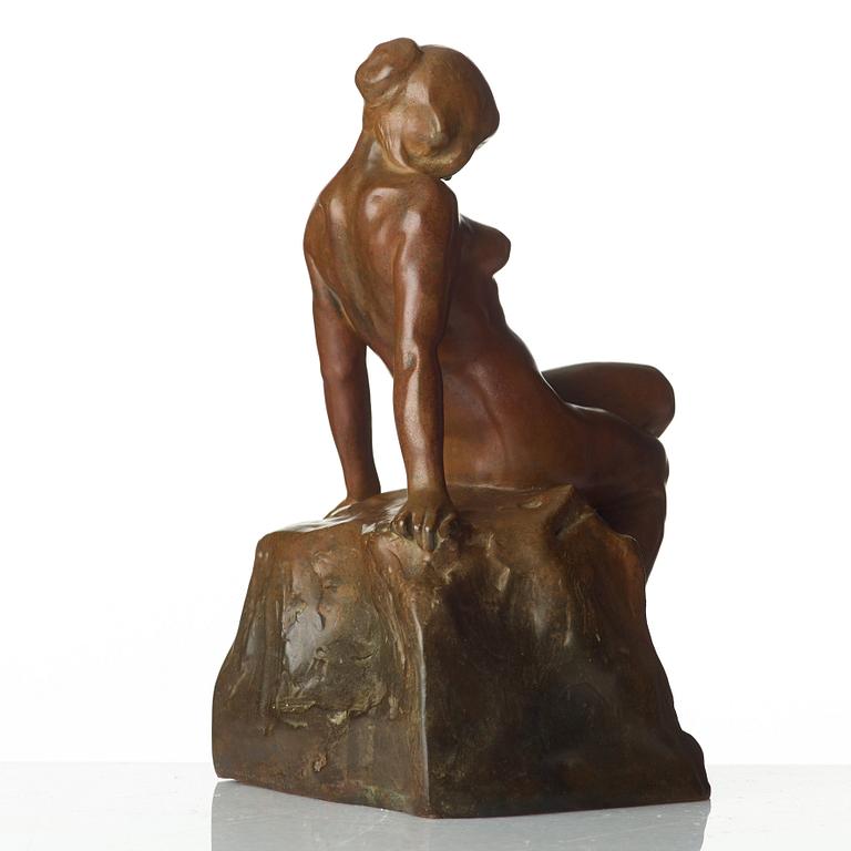 Carl Eldh, "Sittande flicka".