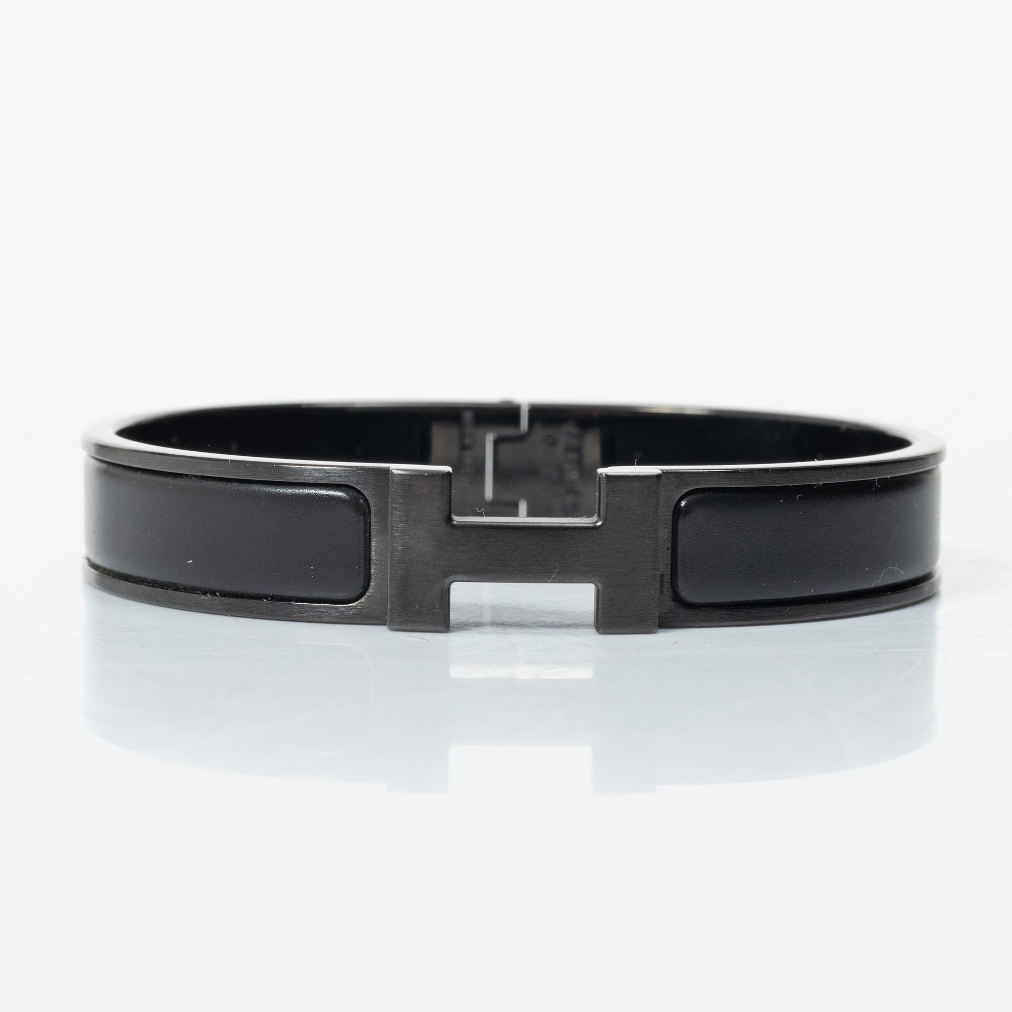 Hermès, bracelet, "Clic H, La Finition So Black".