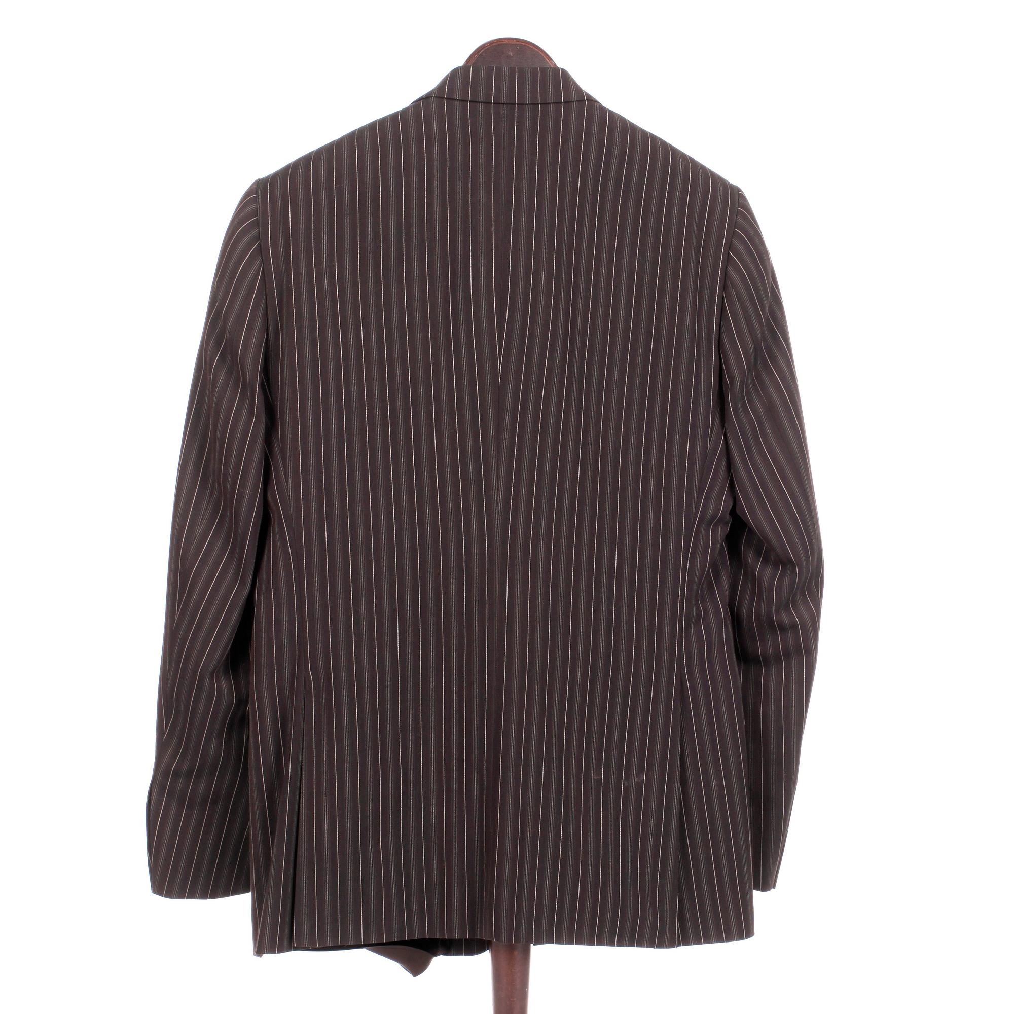DRIES VAN NOTEN, suit with jacket and pants, size 52.