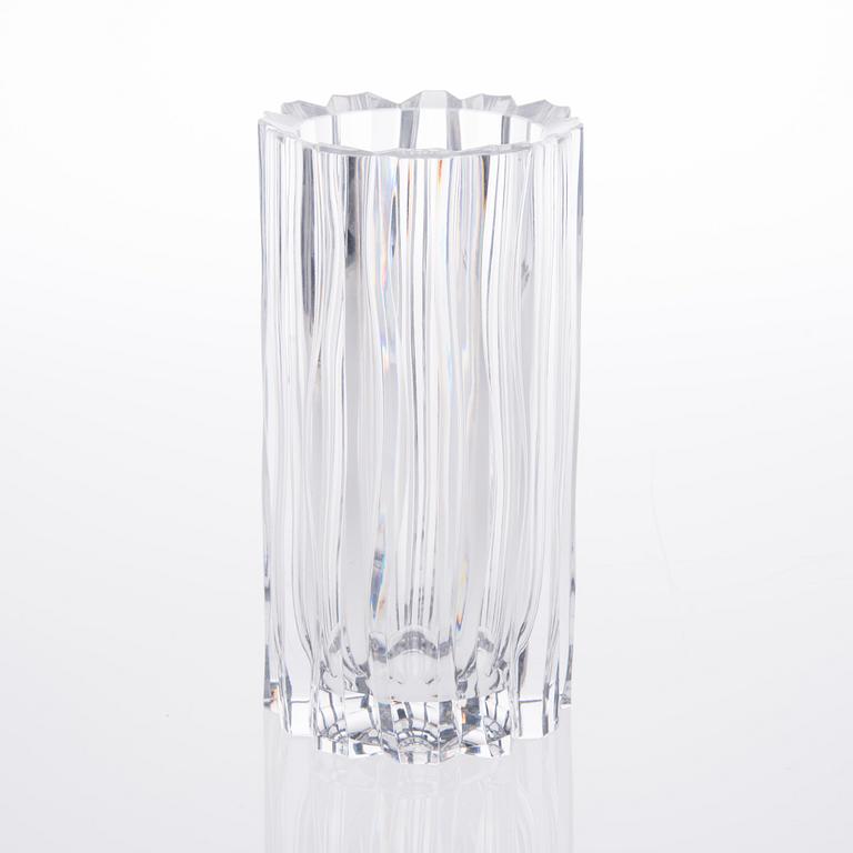 VAS, glas, signerad Aimo Okkolin, Riihimäen Lasi Oy.