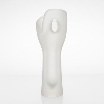 Timo Sarpaneva, maljakko, lasia, malli 3530, signeerattu Timo Sarpaneva Iittala.