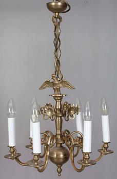 TAKKRONA. brons, barockstil, 1900-tal.