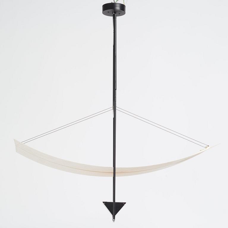 Mario Botta, a 'Zefiro', ceiling lamp, Artemide, Italy, 1980s.