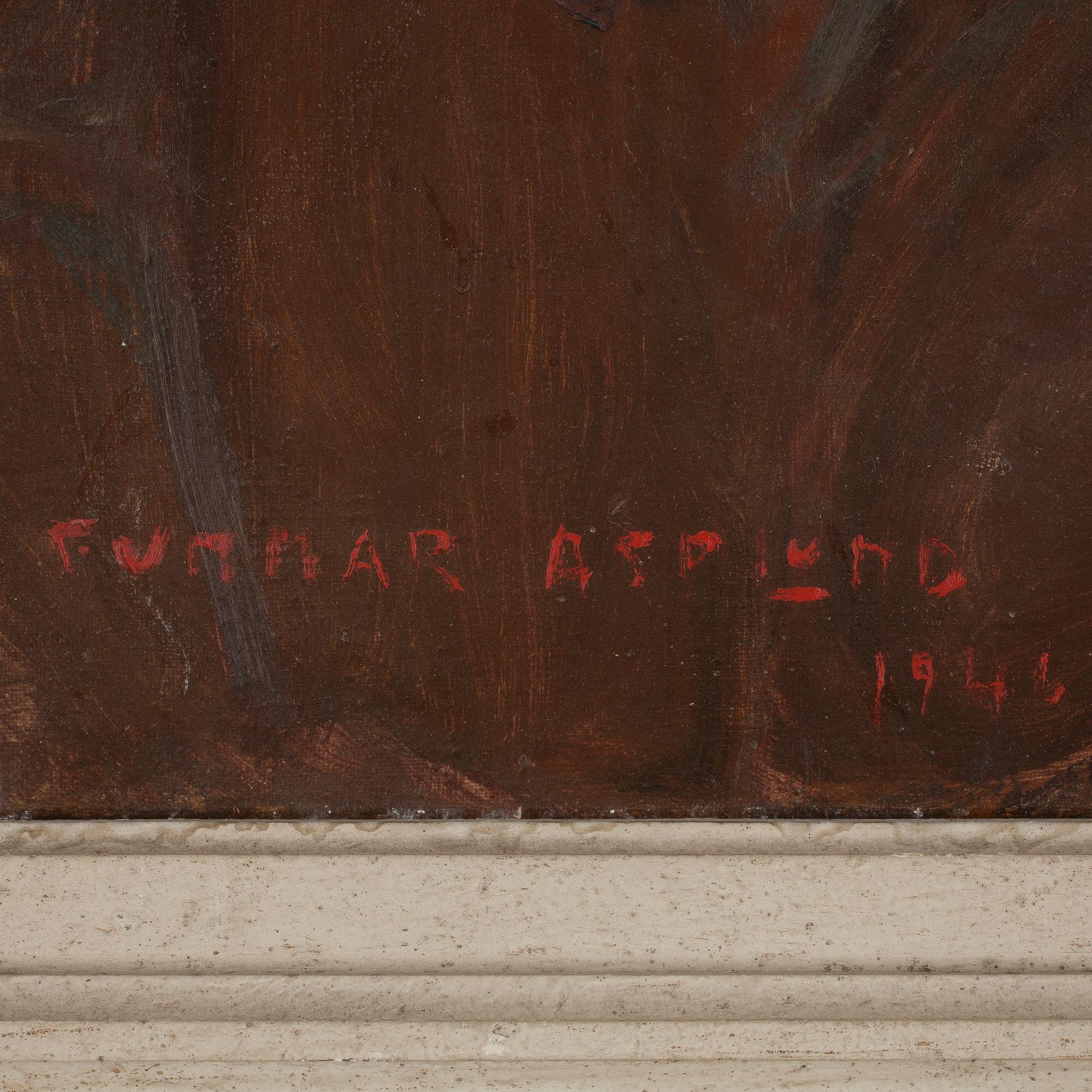GUNNAR ASPLUND, olja på duk, sign o dat 1946.