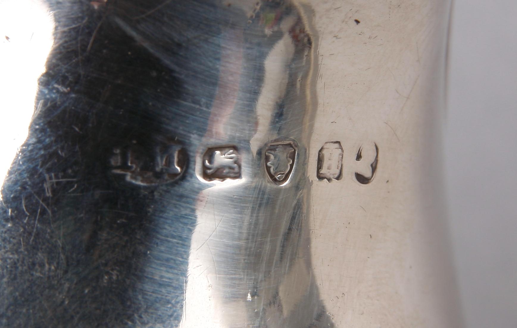 GRÄDDKANNA, silver, London 1803.