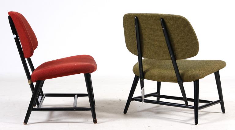 STOLAR, ett par, "Te-Ve", Alf Svensson för  Ljungs Industrier AB. Formgiven 1953.