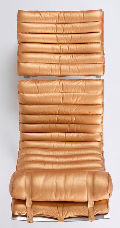 Arne Norell, an "Ari" easy chair with ottoman, Norell Möbel, Aneby, ca 2020.