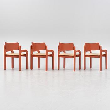 Eero Aarnio, a set of four 'Flamingo' armchairs from Asko, Finland, 1970's.