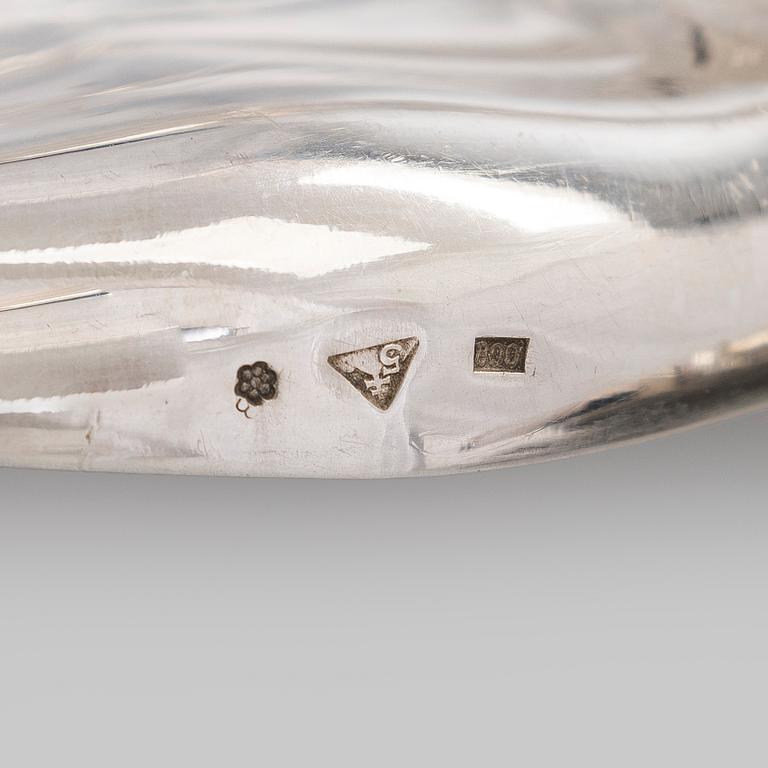 Two silver plates, Czechoslovakia 1921-1941.