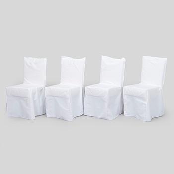 Paola Navone, A set of four dining chairs 'Ghost 23', Gervasoni Italy.