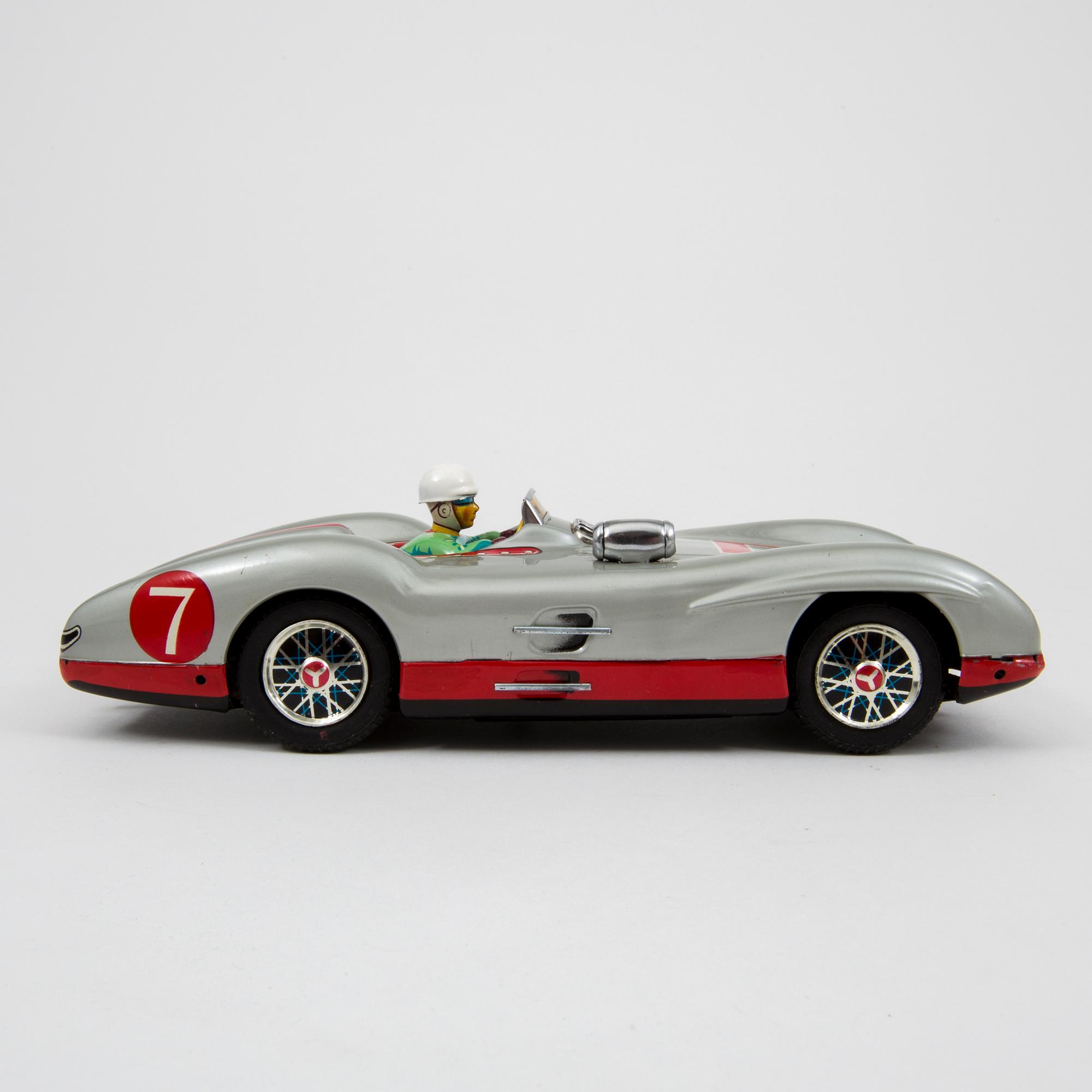 A Marusan tin plate Go Stop Benz Racer, Japan, 1950s.