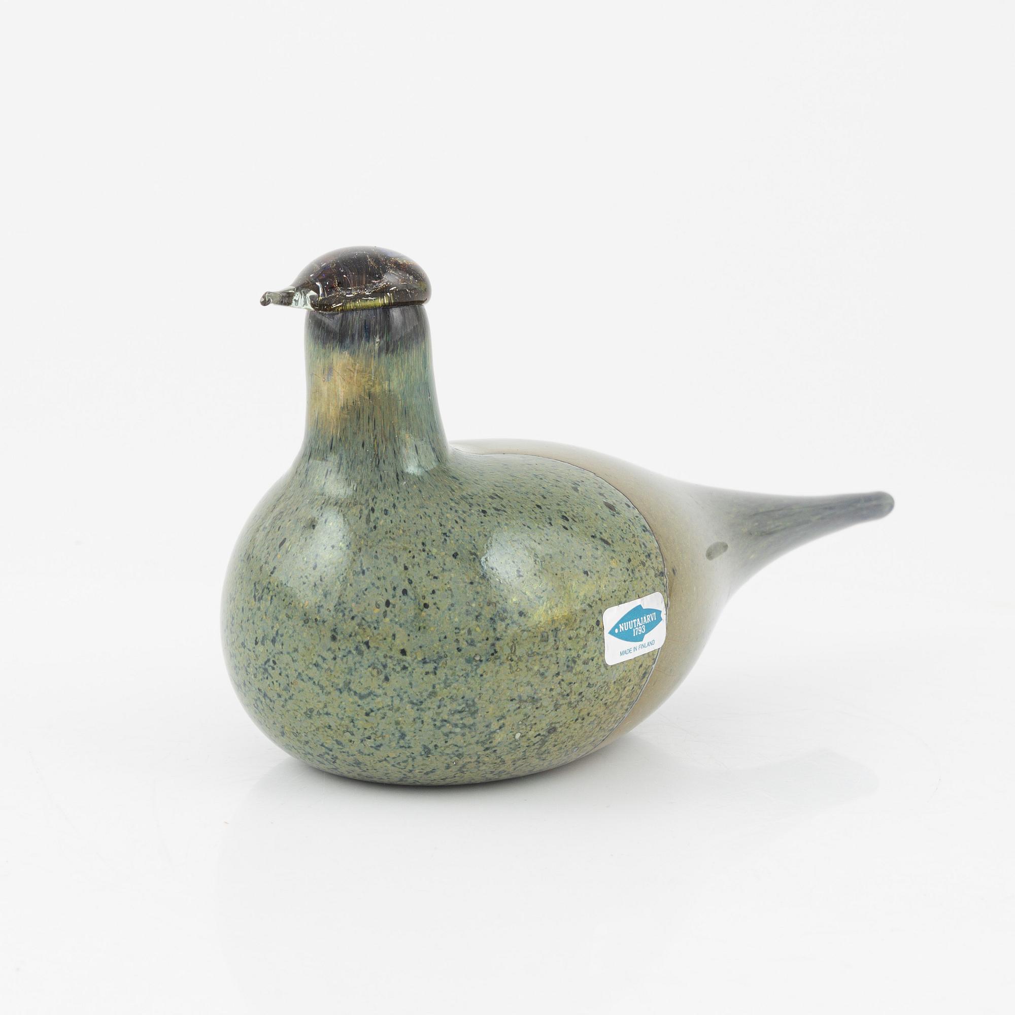 Oiva Toikka, a glass bird, Nuutajärvi Notsjö, Finland.