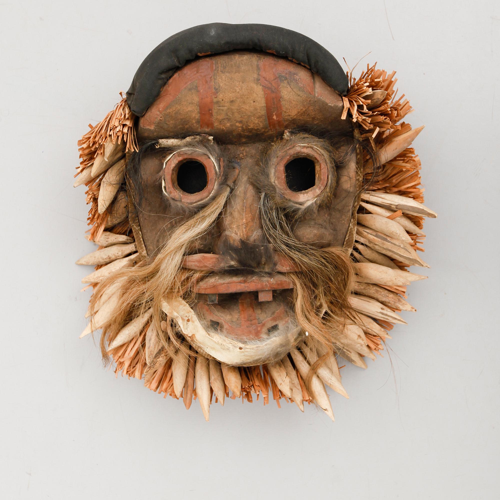 MASK, trä, Afrikansk.