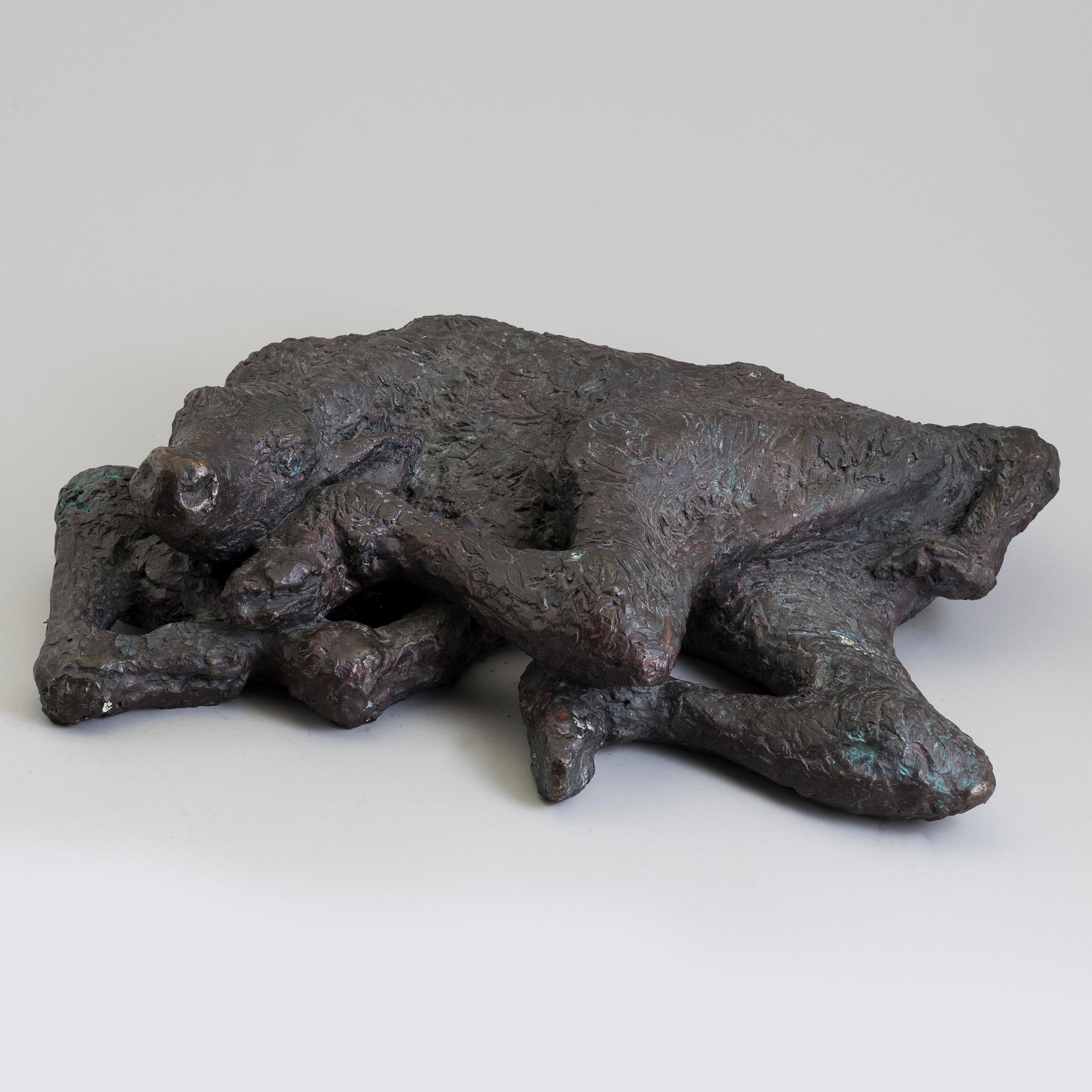 ASMUND ARLE, Sculpture, bronze, signed A. Arle.