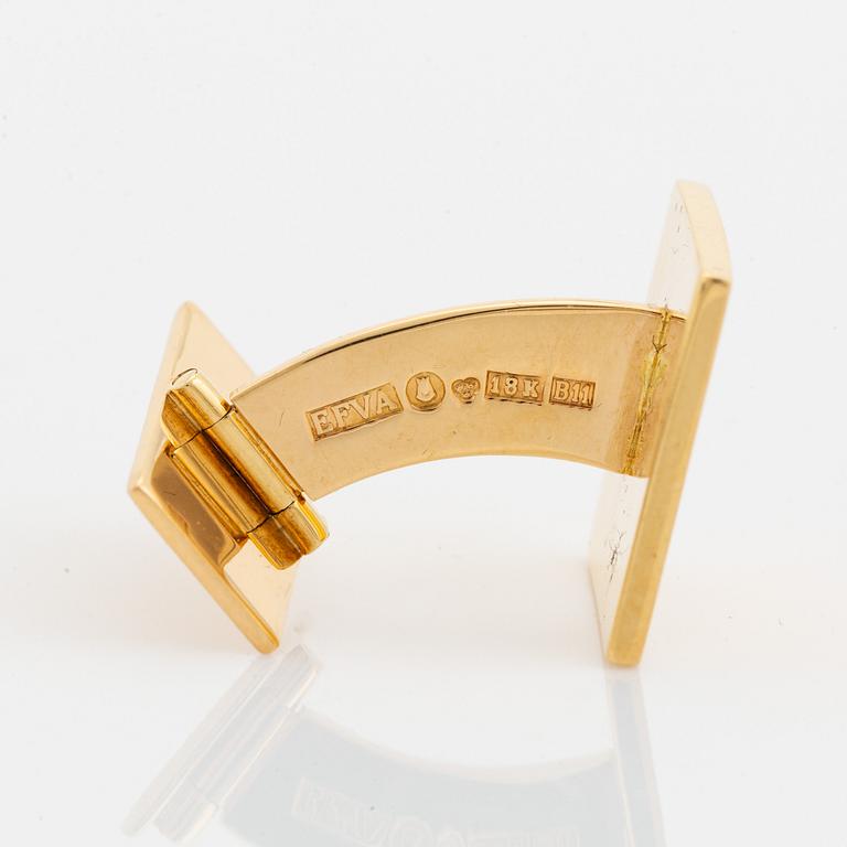 Efva Attling, 18K gold cuff links.