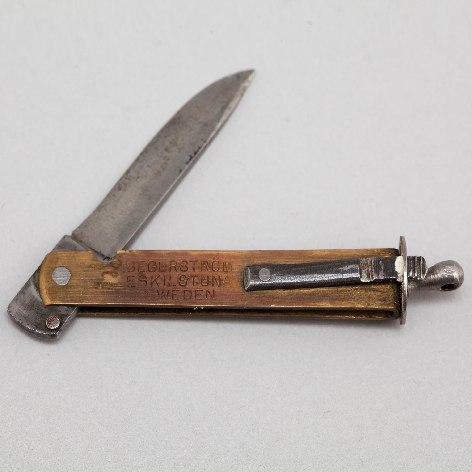 MINIATYRKNIV, Segerström Eskilstuna, 1900-tal.