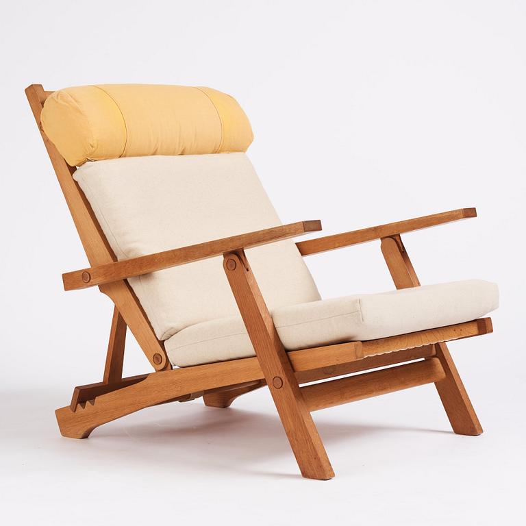 Hans J. Wegner, Folding armchair, model "AP-72", Anders Pedersen AP Stolen Denmark 1960s.