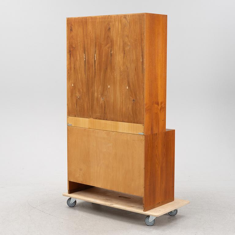 Hans J Wegner, a 'RY16' teak-veneered bookcase from Ry Møbler, Denmark, designed 1958.