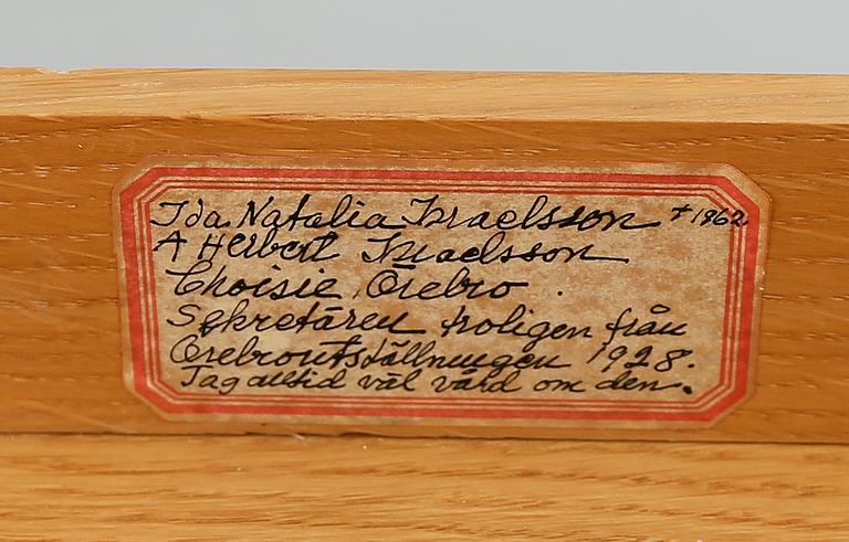 SKRIVSEKRETÄR, art déco.