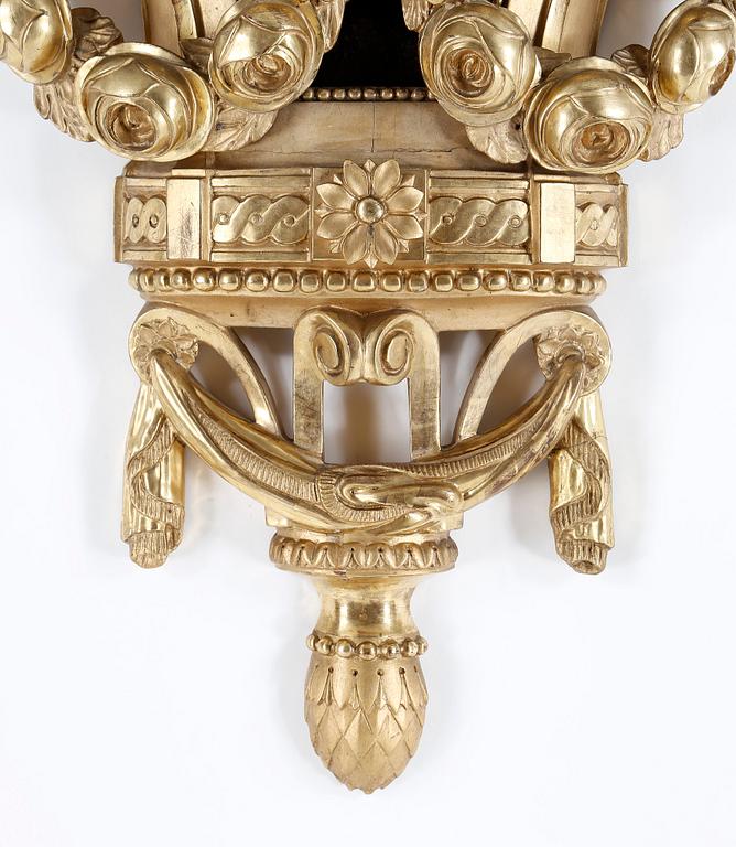 VÄGGPENDYL, gustaviansk stil, 1900-tal.