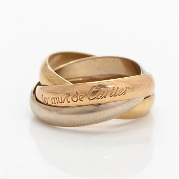 Cartier, ring, "Trinity", 18K guld i tre färger.