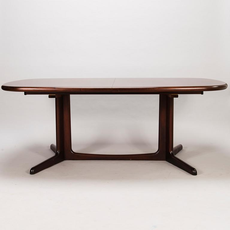 Danish 1980-90s Dining Table with eight Chairs.
