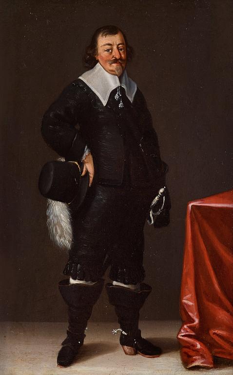 Jan Cornelisz Verspronck Circle of, Portrait of a gentleman dressed in black.