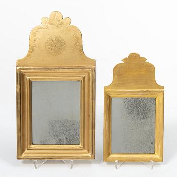 Two 19th century mirrors.