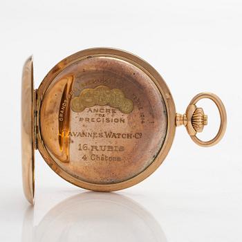 Tavannes Watch Co, fickur, savonett, 55,5 mm.