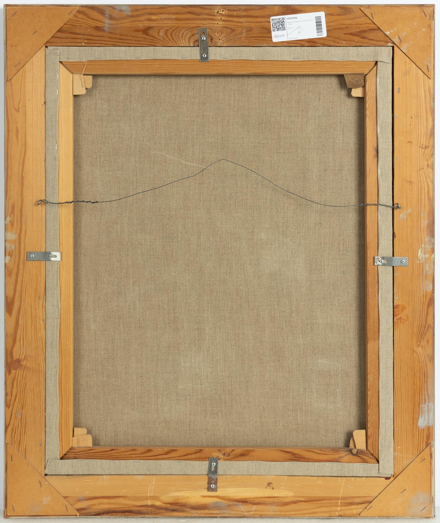 Sydamerikansk skola, 1700-tal, Madonna.